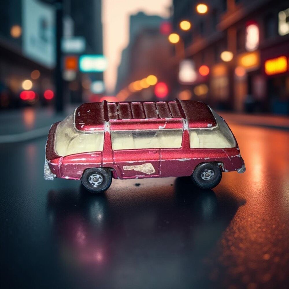 Vintage 1970 Lesney Matchbox 22 Freeman Inter-City Commuter Bus Toy Car